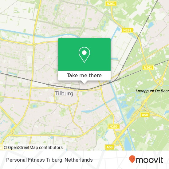 Personal Fitness Tilburg, Enschotsestraat 242-01 kaart