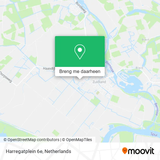 Harregatplein 6e kaart