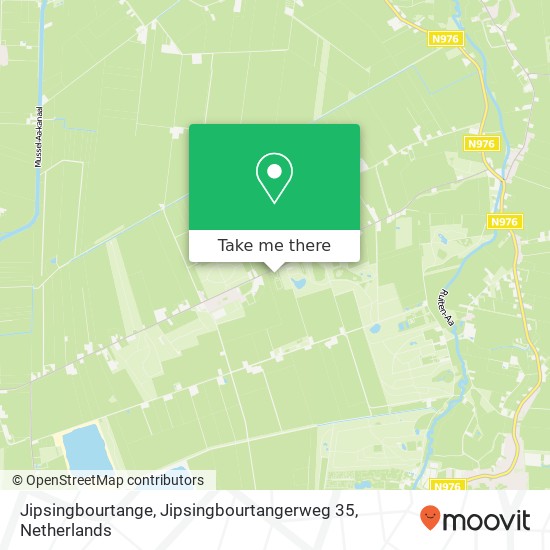 Jipsingbourtange, Jipsingbourtangerweg 35 kaart