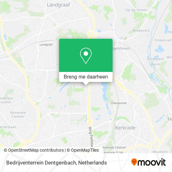 Bedrijventerrein Dentgenbach kaart