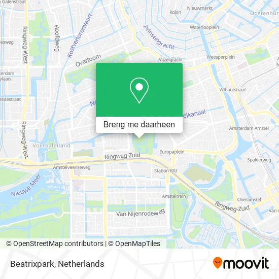 Beatrixpark kaart