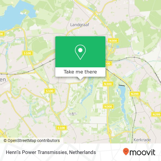 Henri's Power Transmissies, Marconistraat 30 kaart