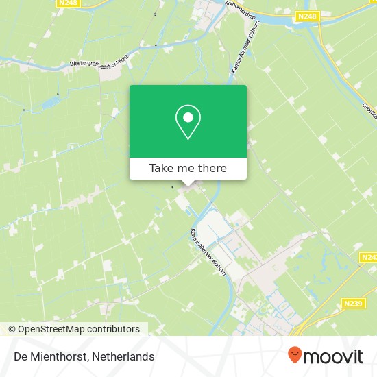 De Mienthorst kaart