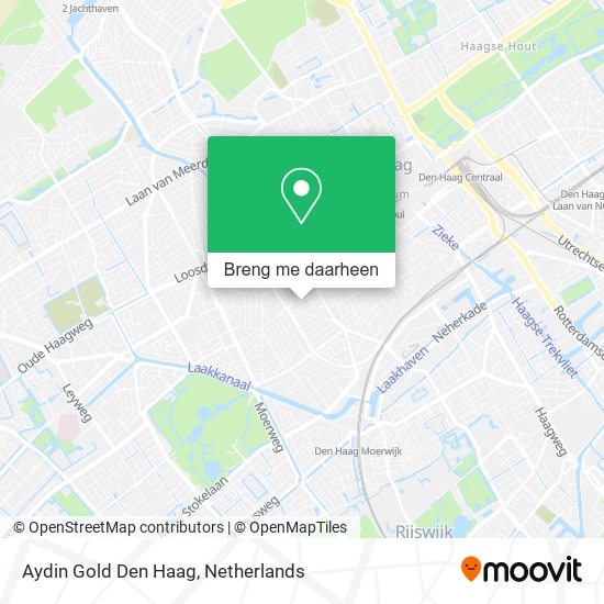 Aydin Gold Den Haag kaart