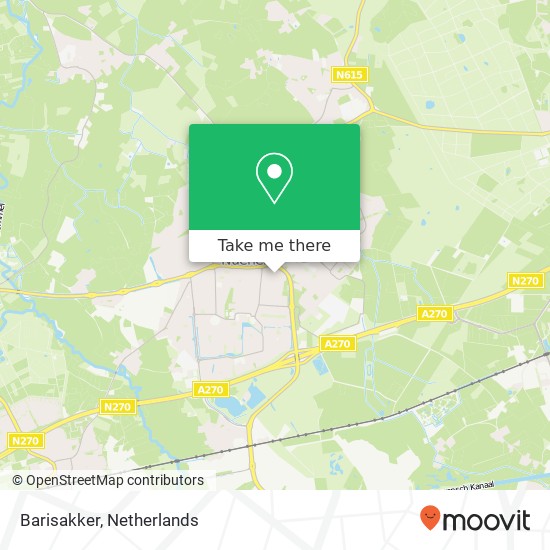 Barisakker, Barisakker, 5672 Nuenen, Nederland kaart