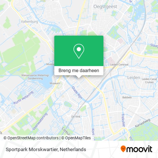 Sportpark Morskwartier kaart