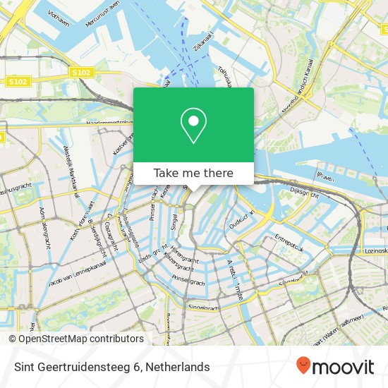 Sint Geertruidensteeg 6, 1012 PX Amsterdam kaart