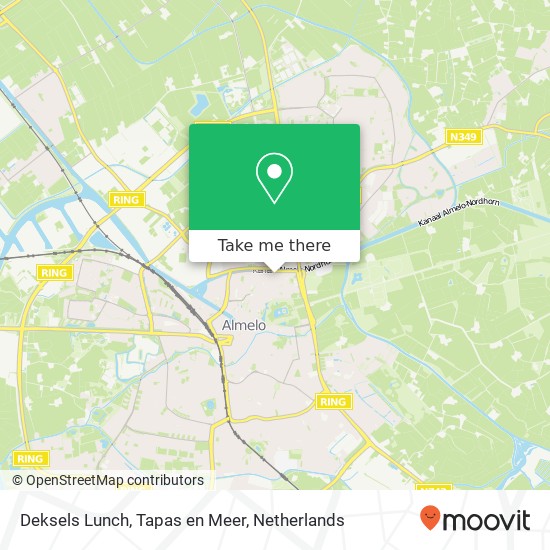 Deksels Lunch, Tapas en Meer, Ootmarsumsestraat 59 kaart