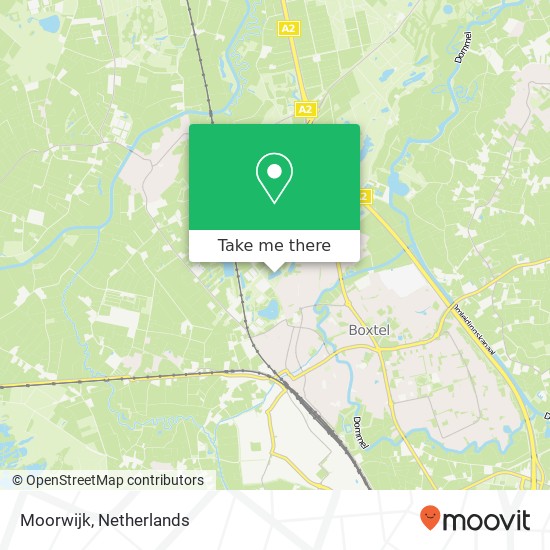 Moorwijk kaart
