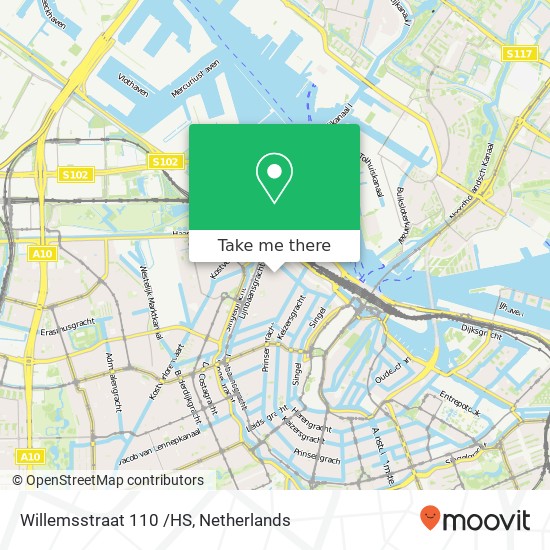 Willemsstraat 110 /HS, Willemsstraat 110 /HS, 1015 JD Amsterdam, Nederland kaart