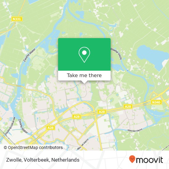 Zwolle, Volterbeek kaart