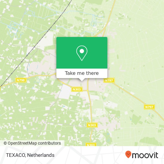 TEXACO, Lage Engweg 6 kaart