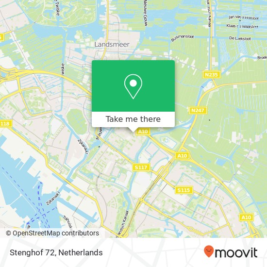 Stenghof 72, 1034 NN Amsterdam kaart