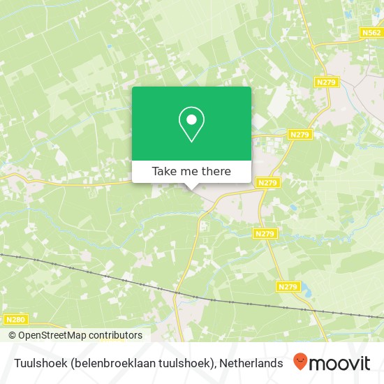 Tuulshoek (belenbroeklaan tuulshoek), 6093 BT Heythuysen kaart