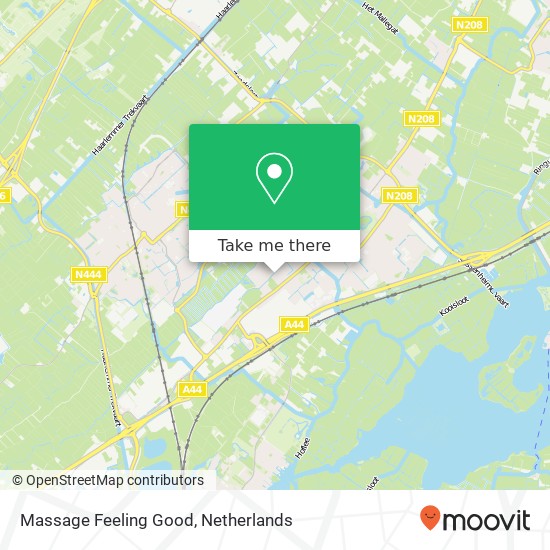 Massage Feeling Good, Uiver 203 kaart