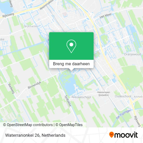 Waterranonkel 26 kaart