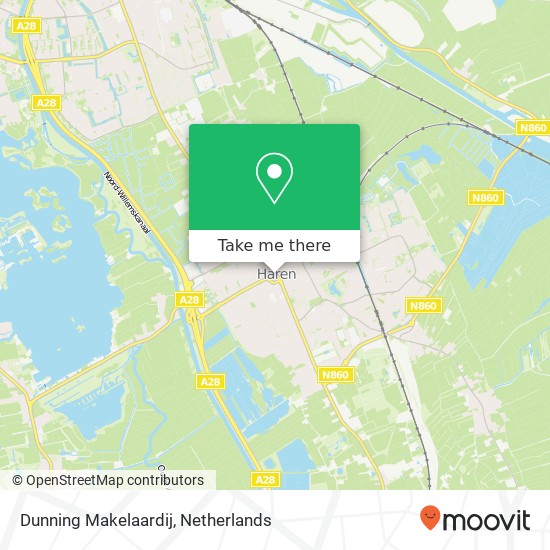 Dunning Makelaardij, Rijksstraatweg 207 kaart