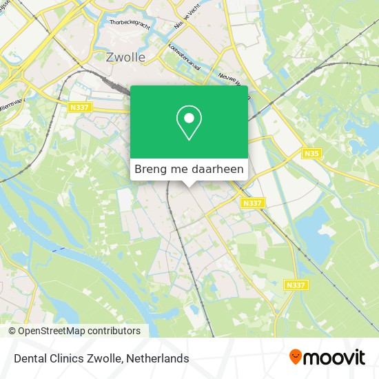 Dental Clinics Zwolle kaart