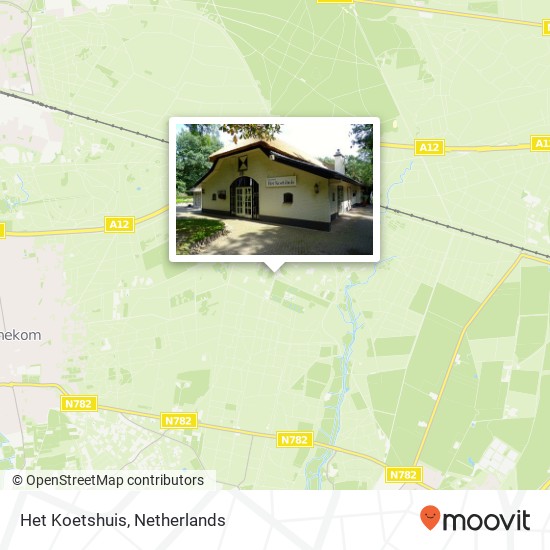 Het Koetshuis, Panoramaweg 23 kaart