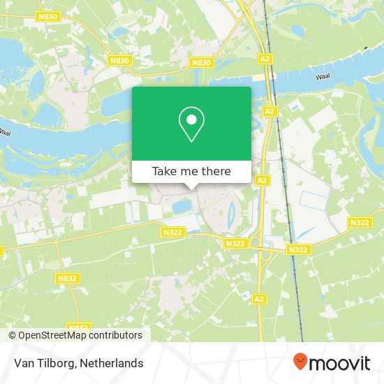 Van Tilborg, Nieuwe Tijningen 2 kaart