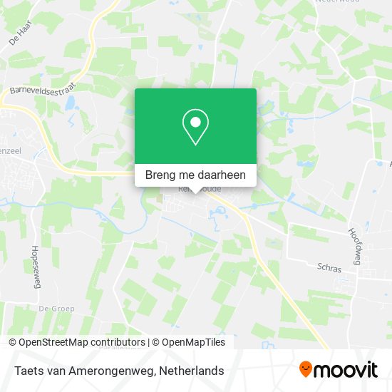 Taets van Amerongenweg kaart