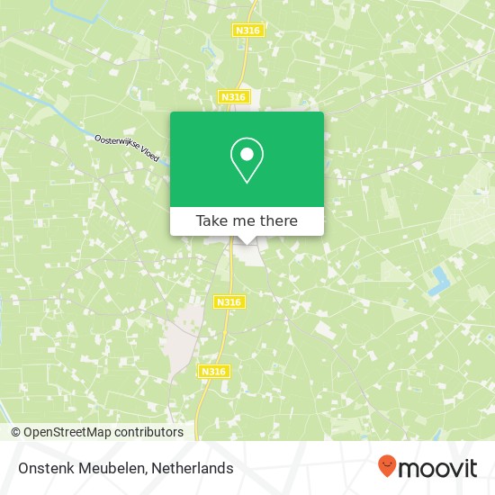 Onstenk Meubelen, Molenenk 20 kaart