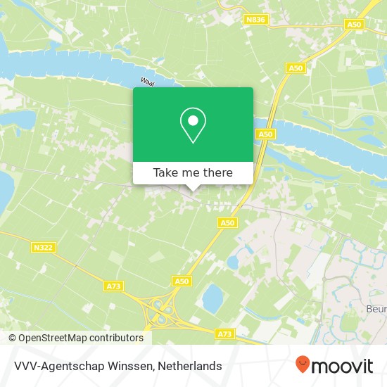 VVV-Agentschap Winssen kaart