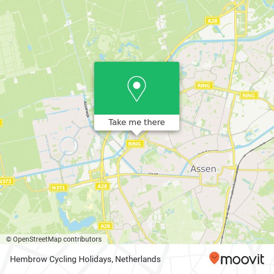 Hembrow Cycling Holidays kaart