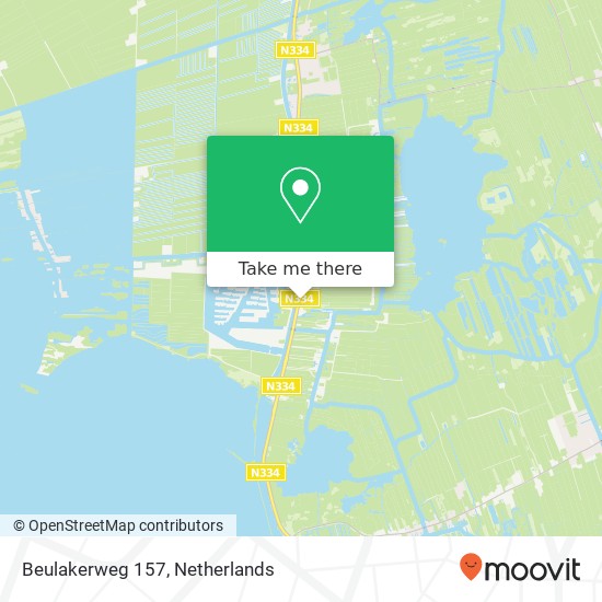 Beulakerweg 157, Beulakerweg 157, 8355 AG Giethoorn, Nederland kaart