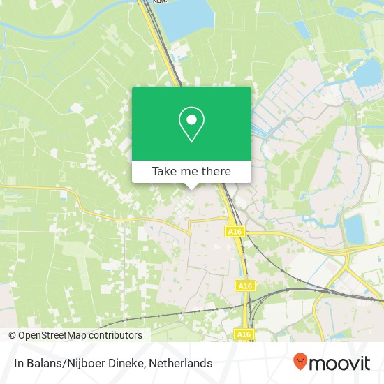In Balans / Nijboer Dineke, Dennenweg 25 kaart