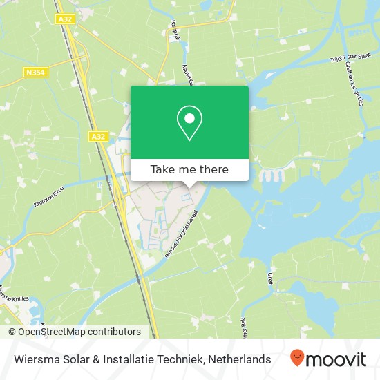 Wiersma Solar & Installatie Techniek, Mr. Pieter Jelles Troelstrawei kaart