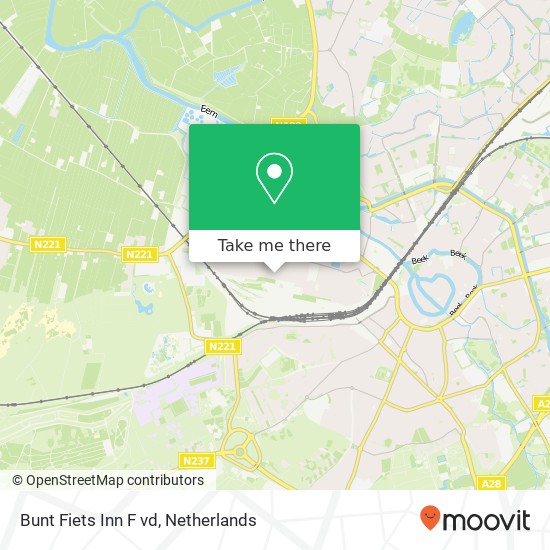 Bunt Fiets Inn F vd, Soesterweg 273 kaart