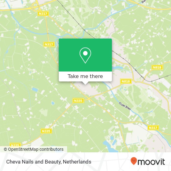 Cheva Nails and Beauty, Beethovenlaan 68 kaart