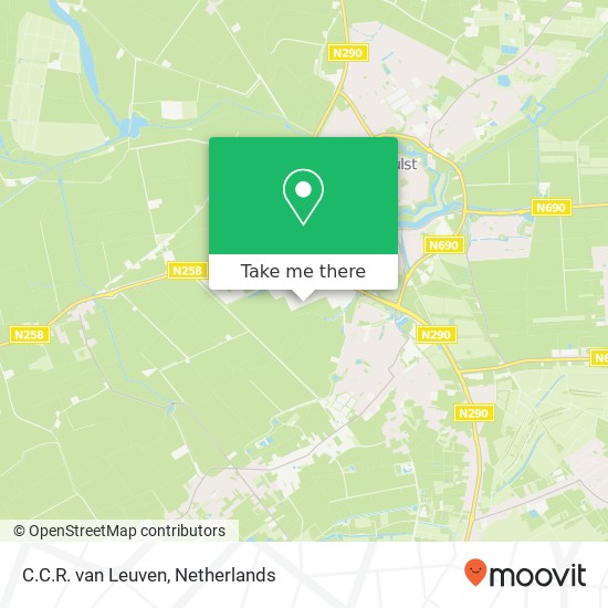 C.C.R. van Leuven, Aziëweg 21A kaart