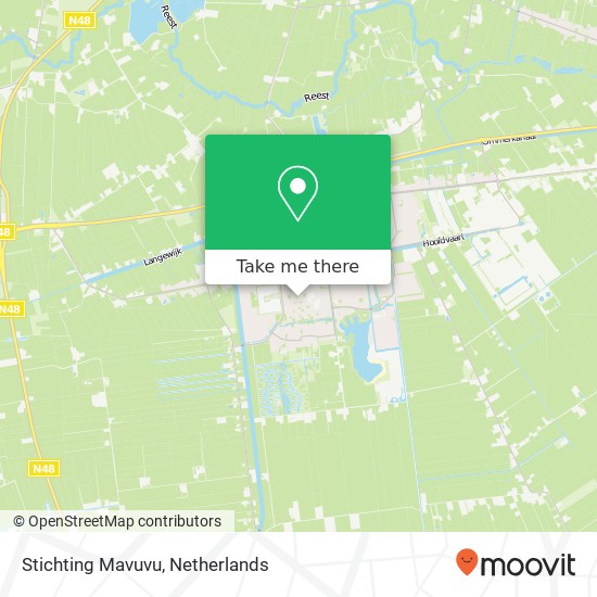 Stichting Mavuvu, Eiberweg 44 kaart