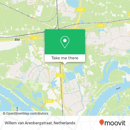 Willem van Arenbergstraat, Willem van Arenbergstraat, 6515 AE Nijmegen, Nederland kaart