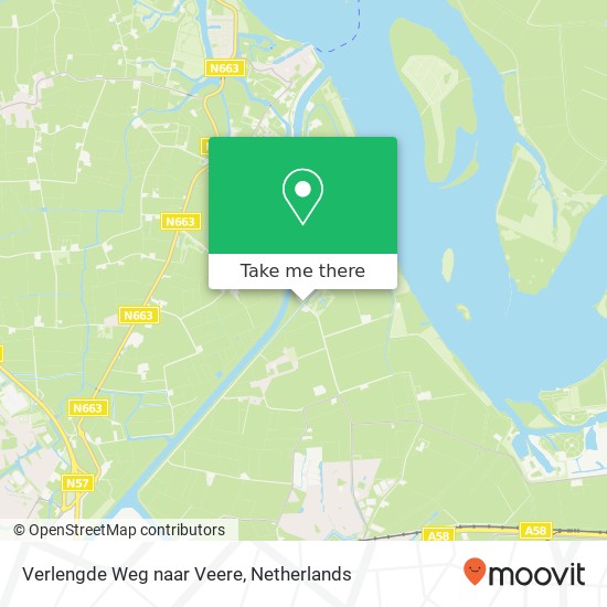 Verlengde Weg naar Veere, 4341 RC Arnemuiden kaart