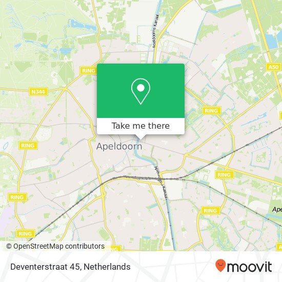 Deventerstraat 45, Deventerstraat 45, 7322 JJ Apeldoorn, Nederland kaart