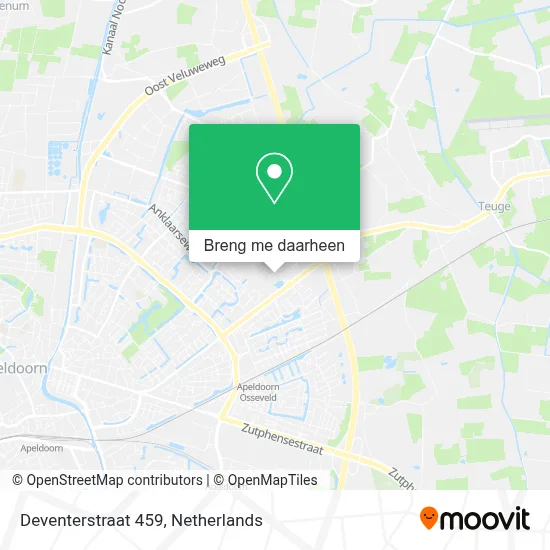 Deventerstraat 459 kaart
