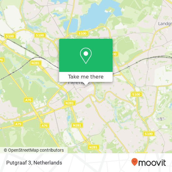 Putgraaf 3, Putgraaf 3, 6411 GT Heerlen, Nederland kaart