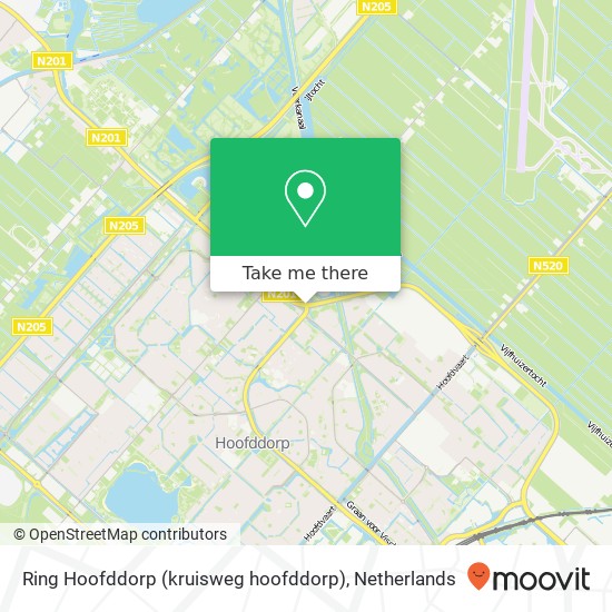 Ring Hoofddorp (kruisweg hoofddorp), 2133 Hoofddorp kaart