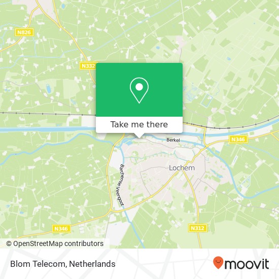 Blom Telecom, Eekmolenweg 24 kaart