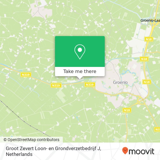 Groot Zevert Loon- en Grondverzetbedrijf J, Ringweg 28 kaart