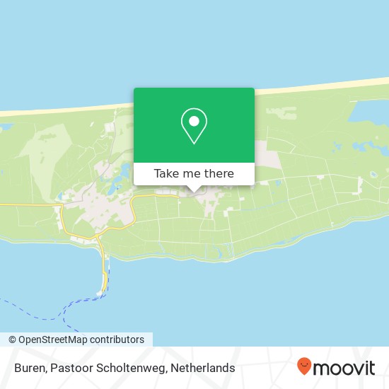 Buren, Pastoor Scholtenweg kaart