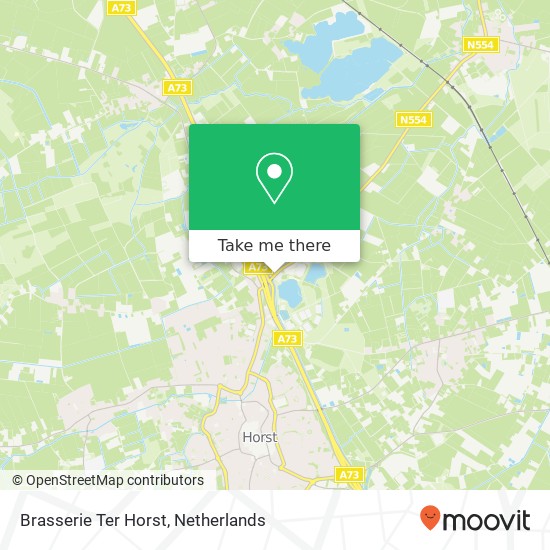 Brasserie Ter Horst, Tienrayseweg 2 kaart