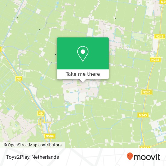 Toys2Play, Dorpsstraat 158 kaart