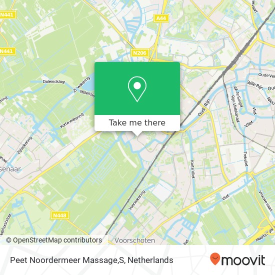 Peet Noordermeer Massage,S, Mary Zeldenrustweg 74 kaart