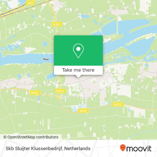 Skb Sluijter Klussenbedrijf, Burgemeester Dittersstraat kaart