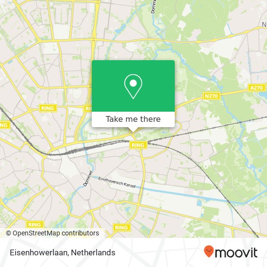 Eisenhowerlaan, 5641 Eindhoven kaart