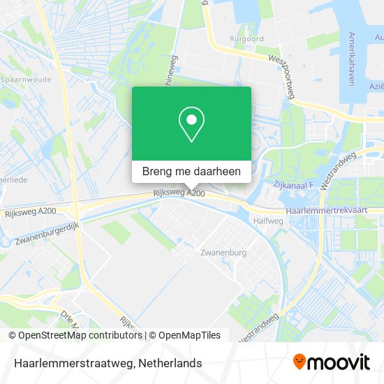 Haarlemmerstraatweg kaart